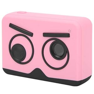 tgoon anti‑drop children camera, ips screen camera cute look for home(pink)