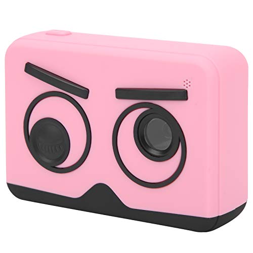 Tgoon Anti‑Drop Children Camera, IPS Screen Camera Cute Look for Home(Pink)