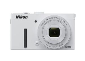 nikon coolpix p340 12.2 mp wi-fi cmos digital camera with 5x zoom nikkor lens and full hd 1080p video (white) (renewed)