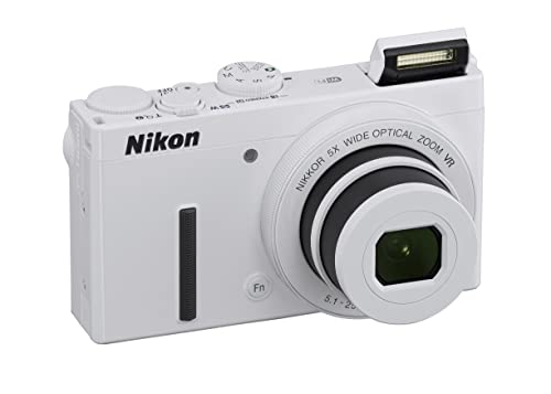 Nikon Coolpix P340 12.2 Mp Wi-fi Cmos Digital Camera with 5x Zoom Nikkor Lens and Full Hd 1080p Video (White) (Renewed)