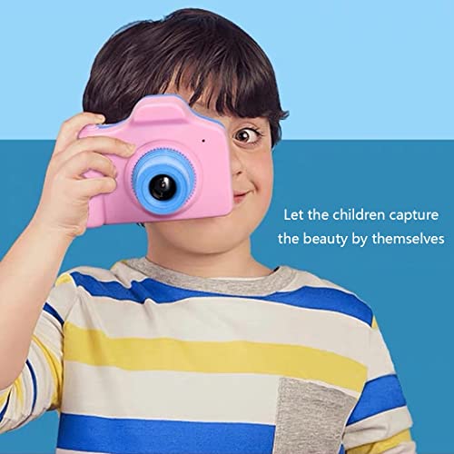 Kid Camera, Digital Camera 1080p for Kids, Toddler Camera Compact for Child Little Hands, Christmas Birthday Gifts for Girls Boys (Color : Pink, Memory Card : Without)