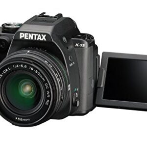 Pentax K-S2 20MP DSLR Two Lens Kit w/ 18-50mm WR & 50-200mm WR (Black)