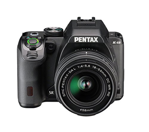 Pentax K-S2 20MP DSLR Two Lens Kit w/ 18-50mm WR & 50-200mm WR (Black)