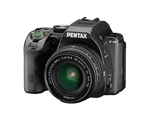 Pentax K-S2 20MP DSLR Two Lens Kit w/ 18-50mm WR & 50-200mm WR (Black)