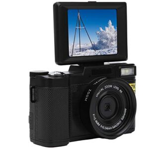 digital camera, wifi high definition usb 3in lcd screen 180 degree rotation 2.7k 48mp video chat digital camera, for windows, for os x system