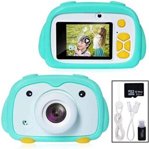 lkyboa kids camera -cute kid gift digital camera 12.0mp screen fhd 1080p video resolution mini rechargeable camera for boys & girls ages 3-12-joytrip child (color : b)