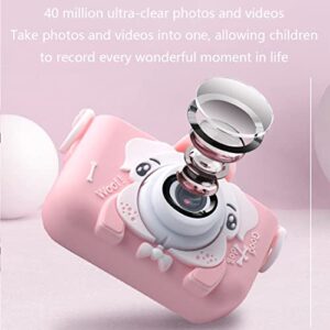 LINXHE Kids Camera for Girls Boys, 20MP1080P Digital Camera for Toddler, Soft Silicone Shockproof Case, Great Gift for Girls Boys (Color : Pink, Memory Card : with 32g Memory Card)