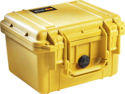 Pelican 1300 Camera Case With Foam (Yellow)