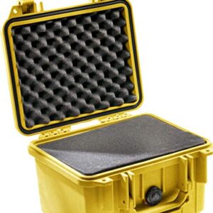 Pelican 1300 Camera Case With Foam (Yellow)