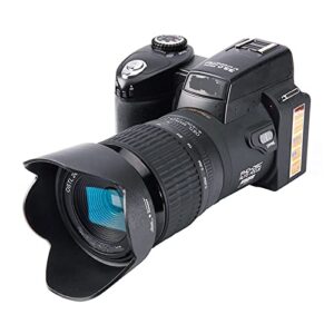 camera 24x optical zoom hd digital camera d7100 33million pixel auto focus professional dslr video camera three lens outdoor digital camera (size : with 64g sd card, color : d7100 eu)