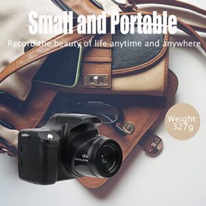 Digital Camera 18X Zoom HD SLR Camera with 3.0 in LCD Screen CMOS 5MP, Up to 24MP for Kids (Without Angle Lens)