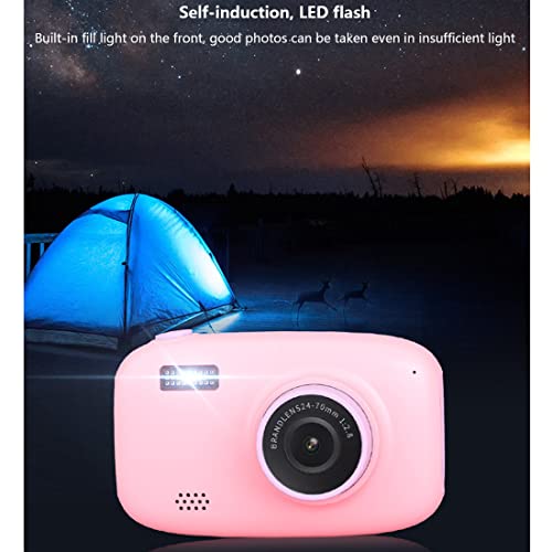 LINXHE 26MP Kids Camera for Girls Boys Children Digital Selfie Cameras 1080P HD Video with 2.4 Inch Screen, Birthday Toy for Boys Girl (Color : Blue, Memory Card : with 32g Memory Card)