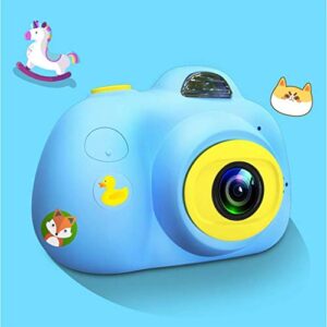 lkyboa children’s digital camera – kids digital camera kids camera inch screen portable compact children’s cartoon digital front (color : blue)