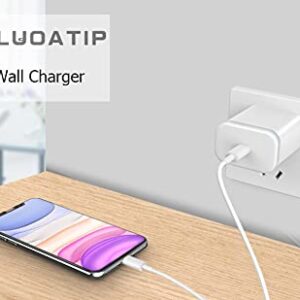 iPhone 14 13 12 11 USB C Wall Charger, 20W 2-Pack Charging Block USBC Power Adapter PD Plug Box Type C Brick Cube for iPhone 14 13 12 11 Pro Max XS X XR SE 8 Plus, iPad Pro, AirPods Pro