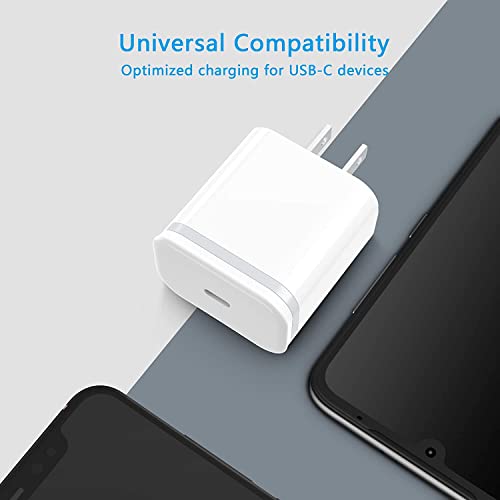 iPhone 14 13 12 11 USB C Wall Charger, 20W 2-Pack Charging Block USBC Power Adapter PD Plug Box Type C Brick Cube for iPhone 14 13 12 11 Pro Max XS X XR SE 8 Plus, iPad Pro, AirPods Pro