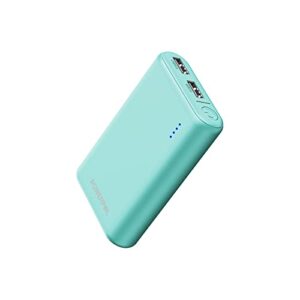 powerowl (pocket-size) portable charger quick charge (10000mah, dual high-speed output, universal) lightest travel power bank, external battery pack for smartphone…