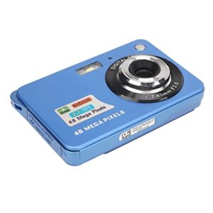 Vlogging Camera, 4K Portable Digital Camera for Shooting (Blue)