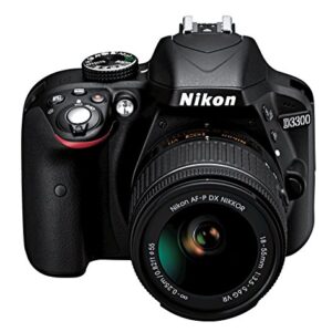 Nikon D3300 w/ AF-P DX 18-55mm VR Digital SLR – Black