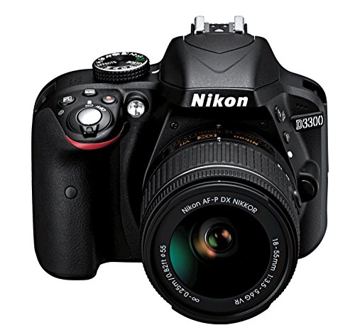 Nikon D3300 w/ AF-P DX 18-55mm VR Digital SLR – Black