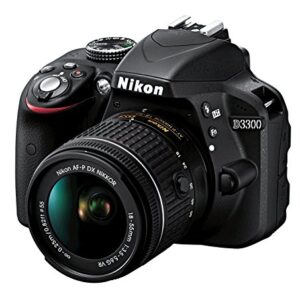 Nikon D3300 w/ AF-P DX 18-55mm VR Digital SLR – Black