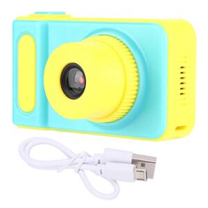 dpofirs kids digital web camera, mini portable outdoor video camera, 2 inch colorful screen, 1080p high resolution, support max 32g memory card, gift for kids(blue)