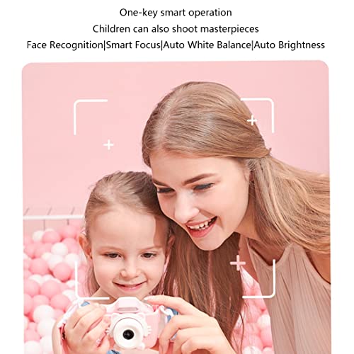 LINXHE Kids Camera, Kids Selfie Camera Toy 3.0 inch Touch Screen HD Digital Video Camera for Toddler, Christmas Birthday Gifts for Children (Color : Yellow, Memory Card : Without)