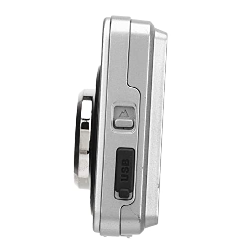 Digital Camera, 4K Vlogging Camera 48MP Portable for Photography (Silver)