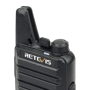 Retevis RT22 2 Way Radios Walkie Talkies,Rechargeable Long Range Two Way Radio,16 CH VOX Small Emergency 2 Pin Earpiece Headset,for School Retail Church Restaurant (Packed in Pairs with 5 Boxes)