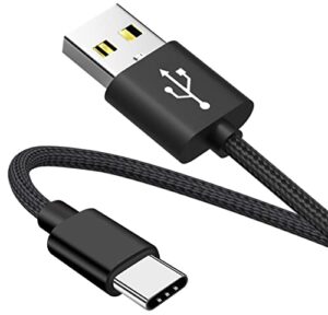 usb c cable 3a fast charging 3ft,voty usb a to type c charger cord braided for samsung galaxy a10e a20 a50 a51 a71,s20 s10 s9 s8 plus s10e,note 20 10 9,moto g g8 g7 and more usb c charger charge wire