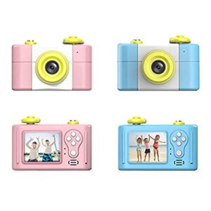 LKYBOA Fun Digital Toy Children's Camera -Kids Underwater Camera, Dual Super HD Waterproof Digtial Camera with 2.4inch IPS Screen 32G Memory (Color : Pink)