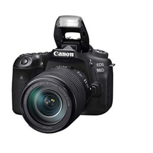 Canon EOS 90D Digital SLR Camera with 18-135 is USM Lens (Renewed)