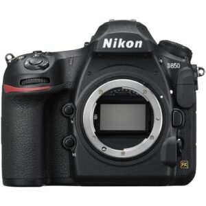 Nikon D850 DSLR Camera with 24-120mm VR + Tamron 70-300mm + 32GB Card, Tripod, Flash, and More (21pc Bundle)