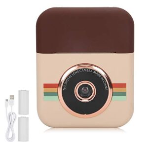 Vivid Children Print Camera, Eye Damage 2.4-inch IPS HD Display Color Photos Selfie Camera with ABS for The new mini children's print camera Polaroid high-definition pixels can take pictures and video