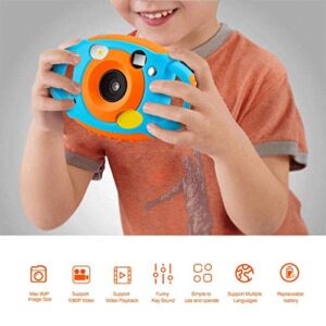 LKYBOA Cartoon Photo Camera -Kids Camera, Digital Video Camera Gift for Age Year Old Girls, Mini Rechargeable and Shockproof