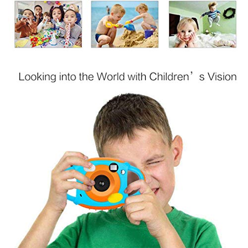 LKYBOA Cartoon Photo Camera -Kids Camera, Digital Video Camera Gift for Age Year Old Girls, Mini Rechargeable and Shockproof