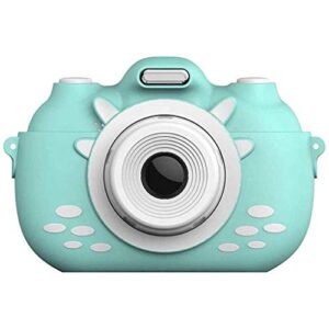 LKYBOA Kids Camera, Digital Video Camera Gifts for Boys and Girls, Toddler Video Recorder Mini Rechargeable and Shockproof Camera (Color : Green)