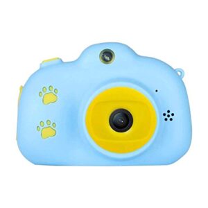 lkyboa children’s digital camera -slip compact digital camera toy for children best gifts for year old boys & girls blue pink (color : blue)