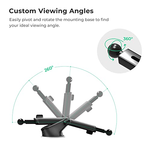 iOttie Dashboard Mounting Base | Universal Dashboard and Windshield Mounting Base for Easy One Touch Series and Auto Sense Mounts | Dashboard Pad Not Included