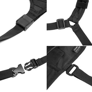 LUITON Radio Shoulder Holster Left Side Chest Harness Holder for Two Way Radios Walkie Talkie Rescue Essentials