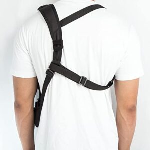 LUITON Radio Shoulder Holster Left Side Chest Harness Holder for Two Way Radios Walkie Talkie Rescue Essentials