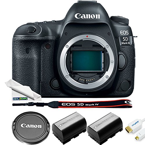 EOS 5D Mark IV DSLR Camera (Body Only) + Basic Accessories Bundle