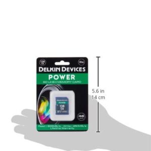 Delkin Devices 128GB Power SDXC UHS-II (V90) Memory Card (DDSDG2000128)