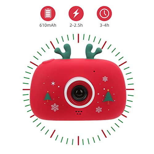 01 02 015 Cute Kids Camera, Christmas Style Kids Digital Camera for Indoor for Outdoor