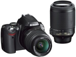 nikon d40x dslr camera with 18-55mm f/3.5-5.6g ed ii af-s dx and 55-200mm f/4.5-5.6g ed af-s dx zoom-nikkor lens