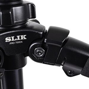 SLIK Pro 700 DX Tripod with 700DX 3-Way, Pan-and-Tilt Head - Titanium