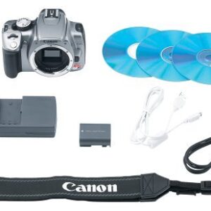 Canon Digital Rebel XT DSLR Camera with EF-S 18-55mm f/3.5-5.6 Lens (Silver-OLD MODEL)