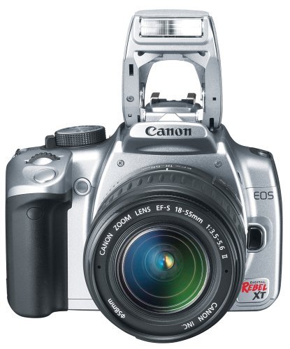 Canon Digital Rebel XT DSLR Camera with EF-S 18-55mm f/3.5-5.6 Lens (Silver-OLD MODEL)