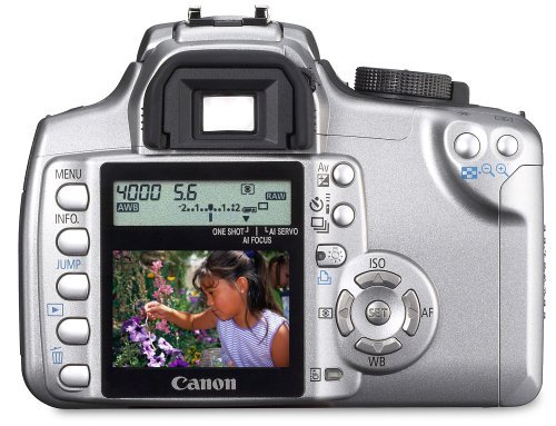 Canon Digital Rebel XT DSLR Camera with EF-S 18-55mm f/3.5-5.6 Lens (Silver-OLD MODEL)