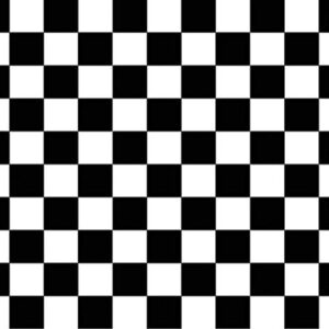 beistle black and white checkered photo backdrop, 4′ x 30′