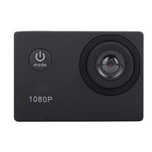Jopwkuin 1080P Camera, Large Capacity Ultra HD Camera Multi-Functions LCD Screen Camera for Outdoor(Black)